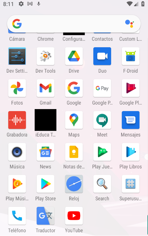 Menu Android