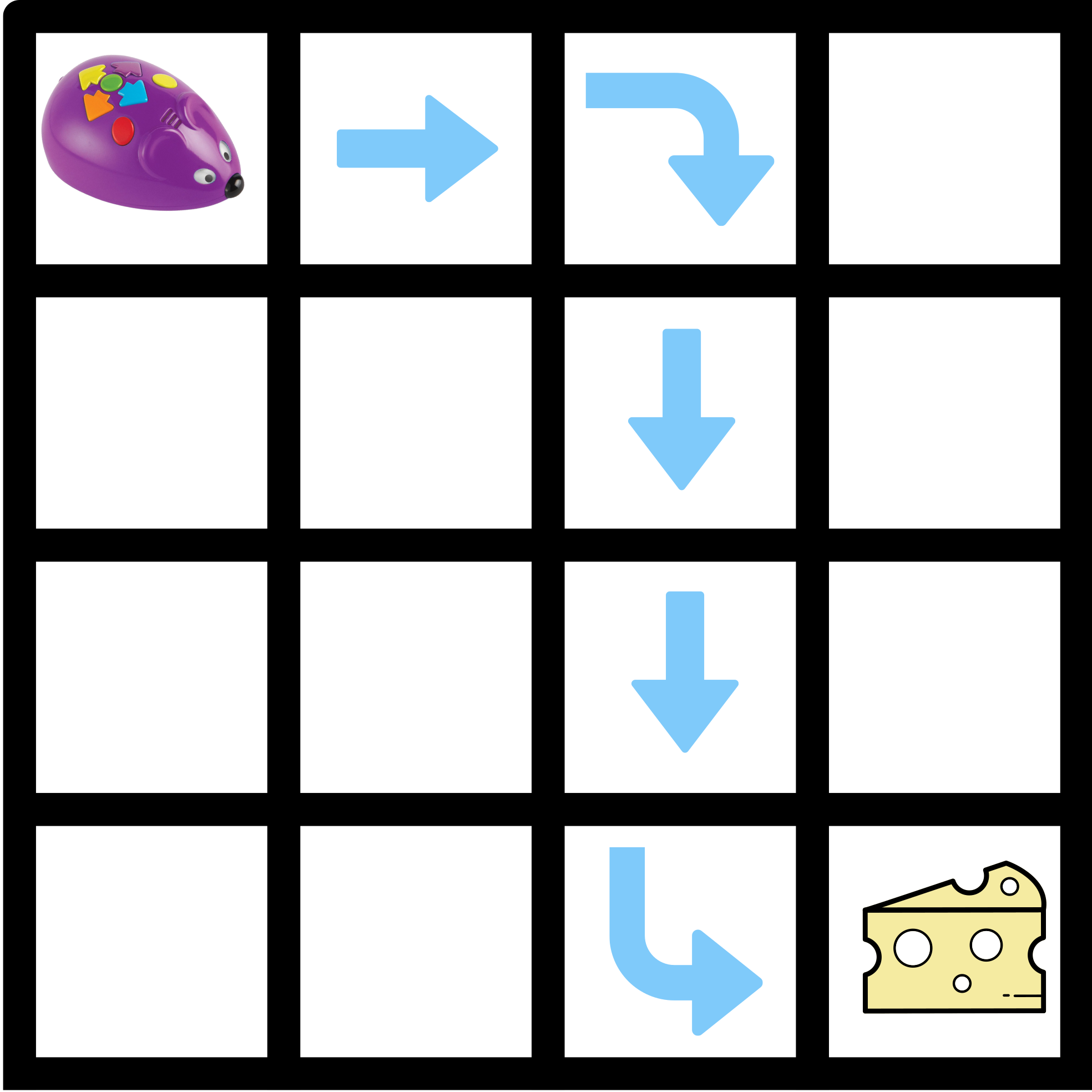 taulell robot mouse i formatge